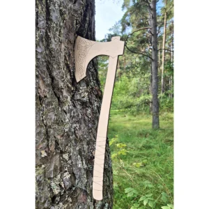 Puidust viikingikirves lastele